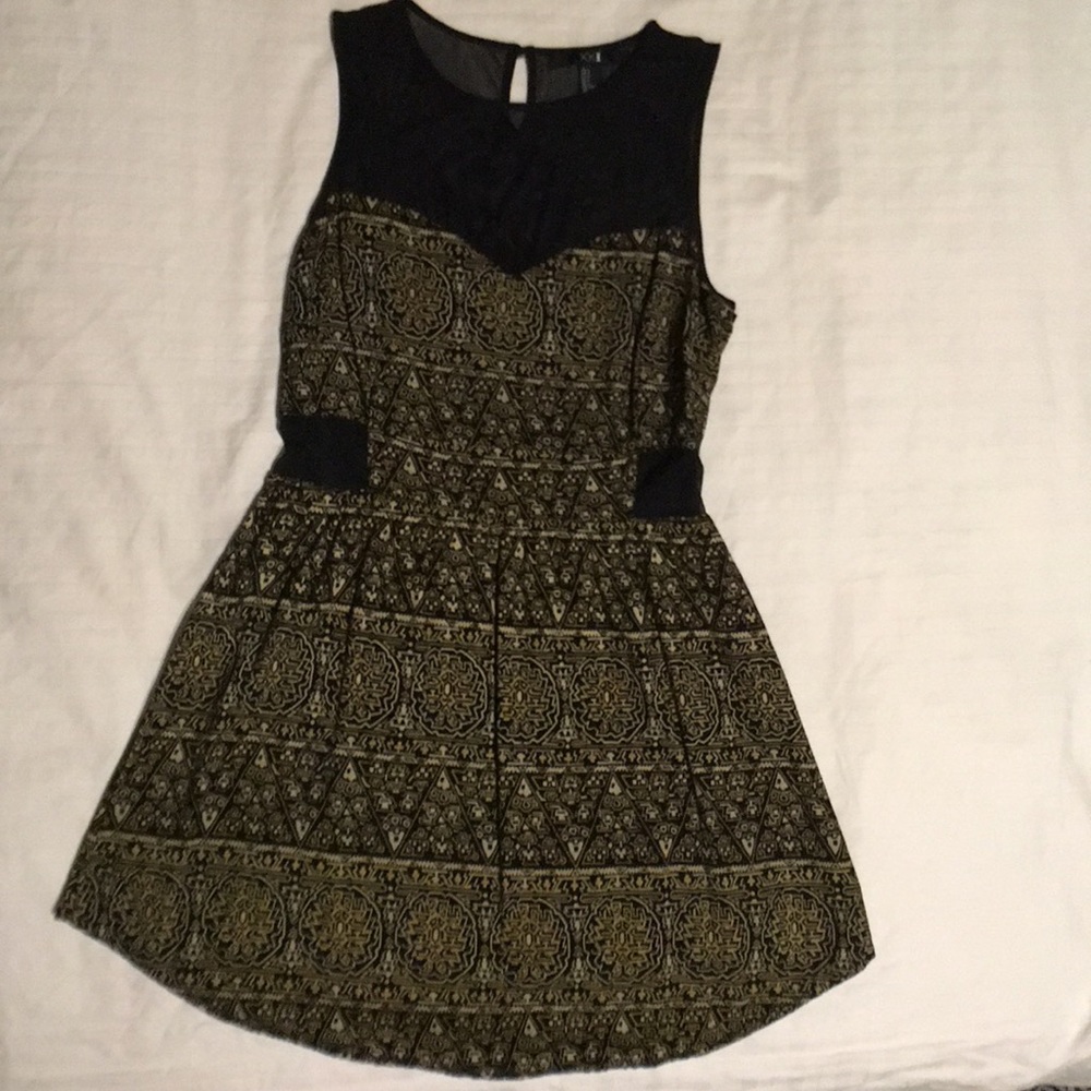 Aztec print dress